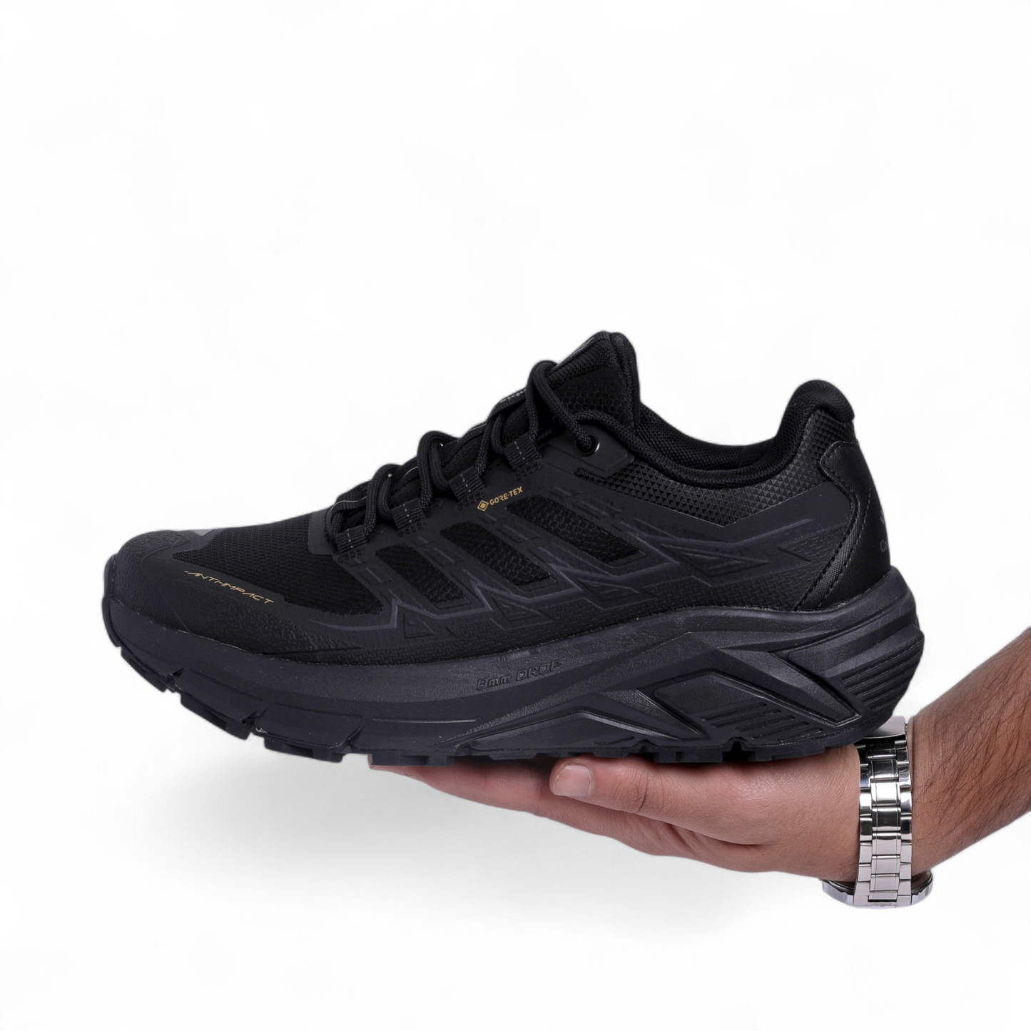 KAILAS Men’s Expedition MAX FLT – Cushioned, Waterproof Trail & Hiking Shoes - CM - in Black