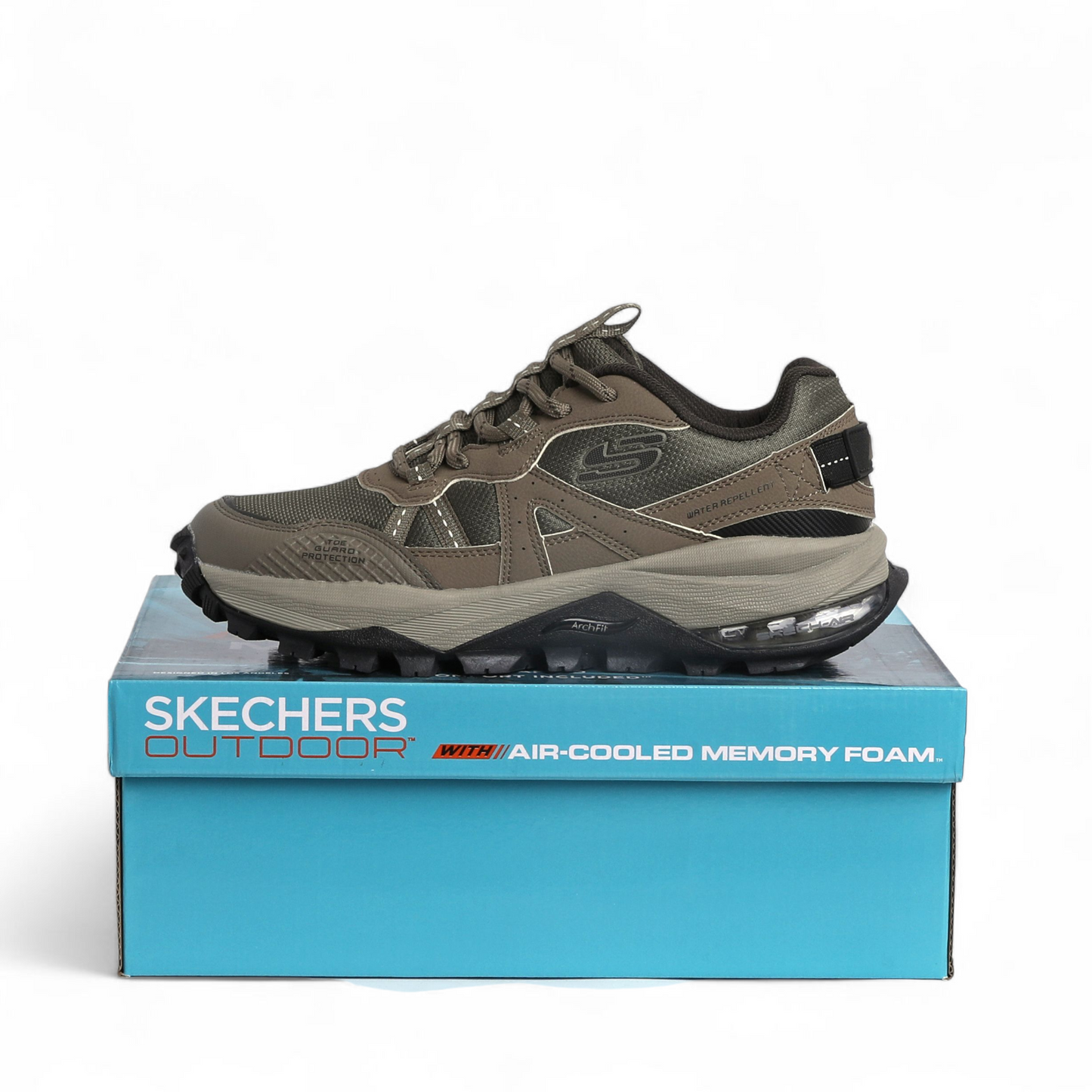 Skechers Arch Fit Uno Lite - Trail Tracer S3 - in Dark beige