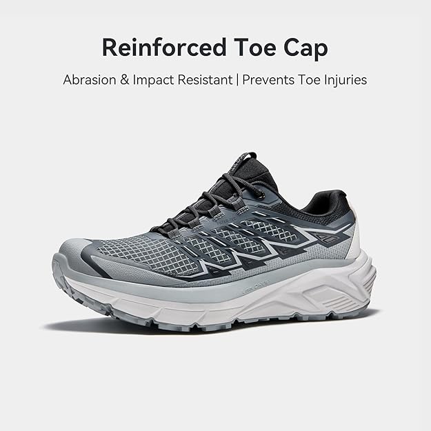 KAILAS Men’s Expedition MAX FLT – Cushioned, Waterproof Trail & Hiking Shoes - CM - in Grey