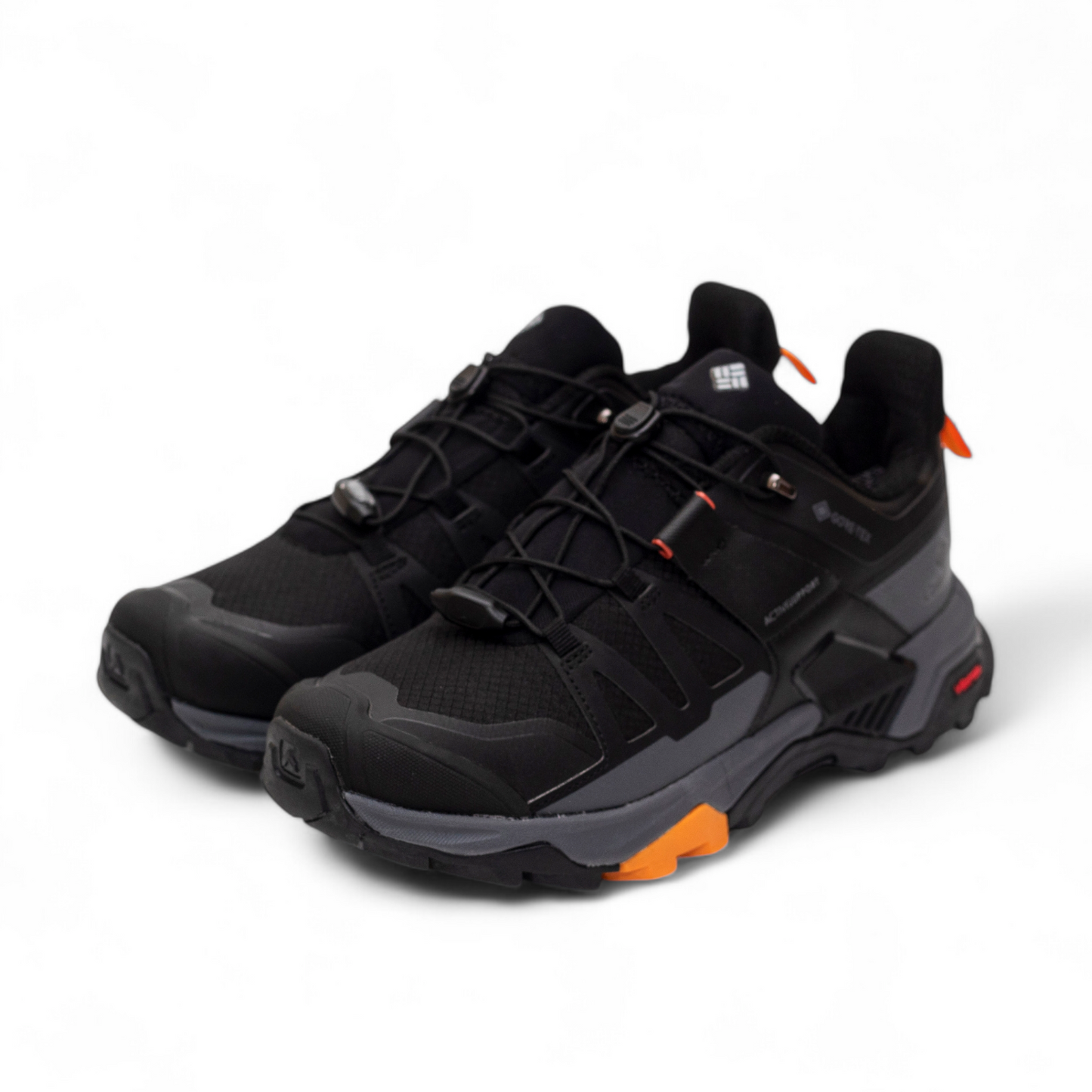 Columbia Gore-Tex running shoes GT - in black×orange