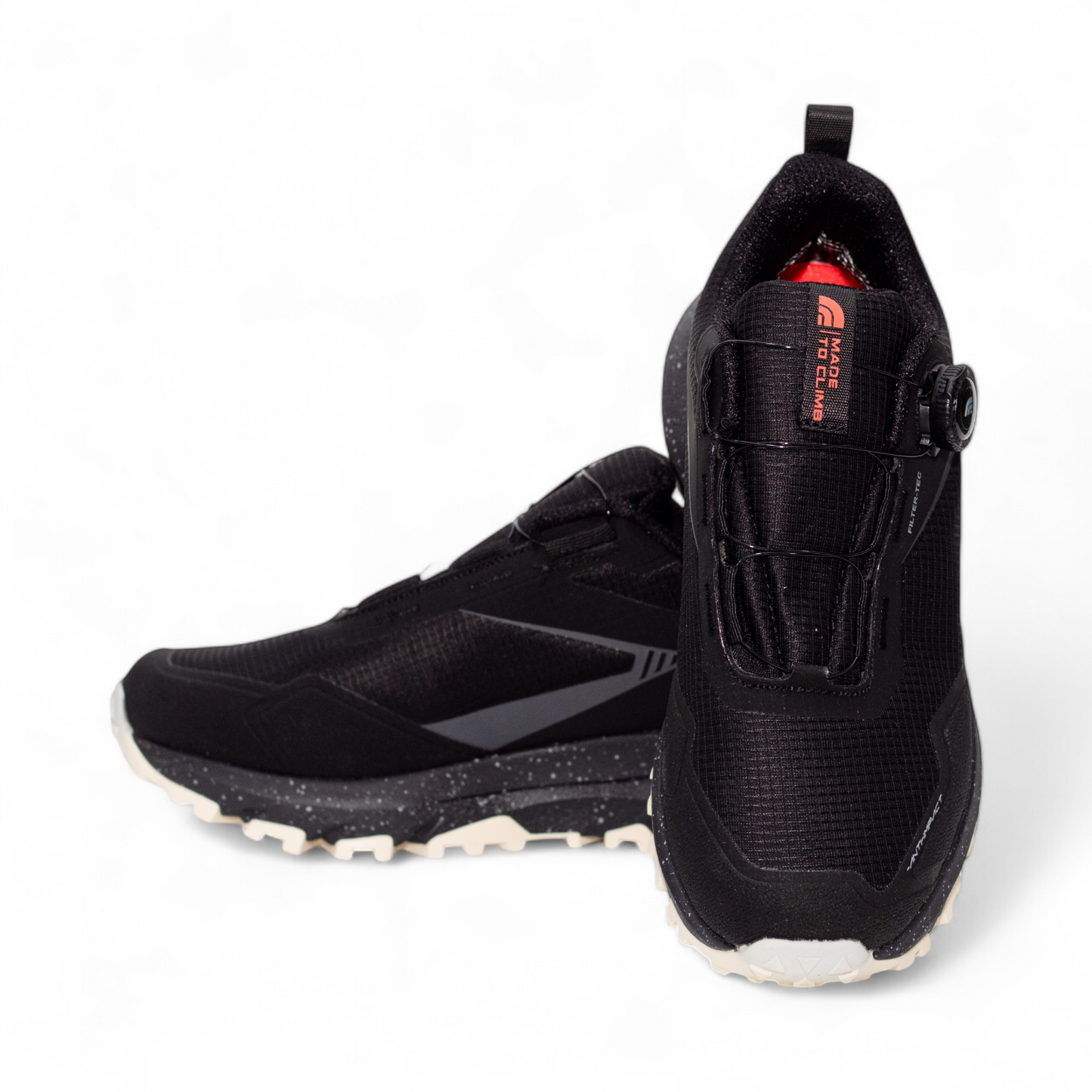 The north face outdoor shoes NF - in black×orange