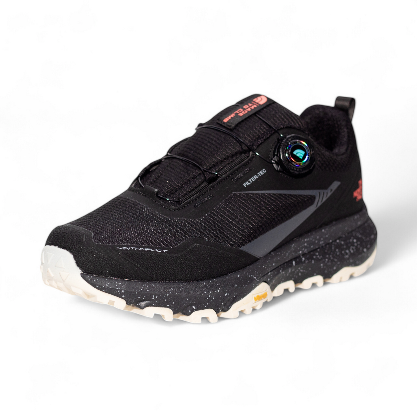 The north face outdoor shoes NF - in black×orange
