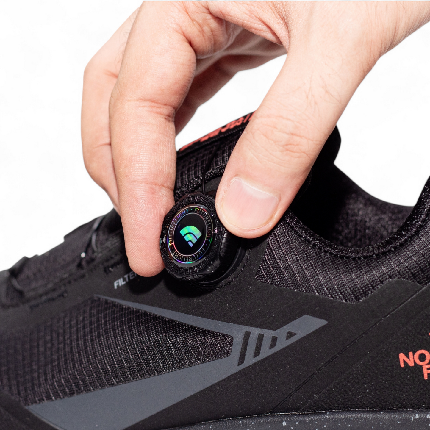 The north face outdoor shoes NF - in black×orange