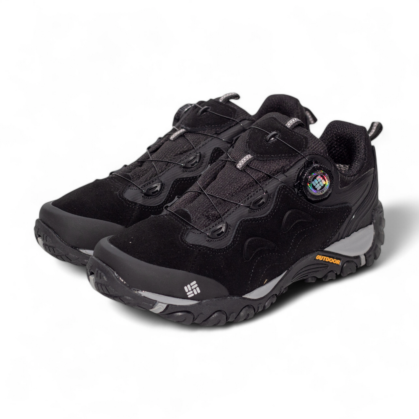 Columbia Leather Outdoor Sneakers CO - in black×gray