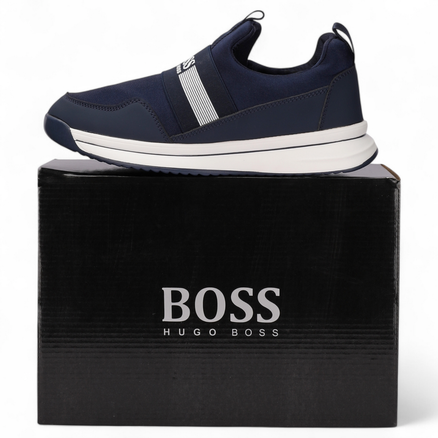Boss men's casual sneakers BT - in navy