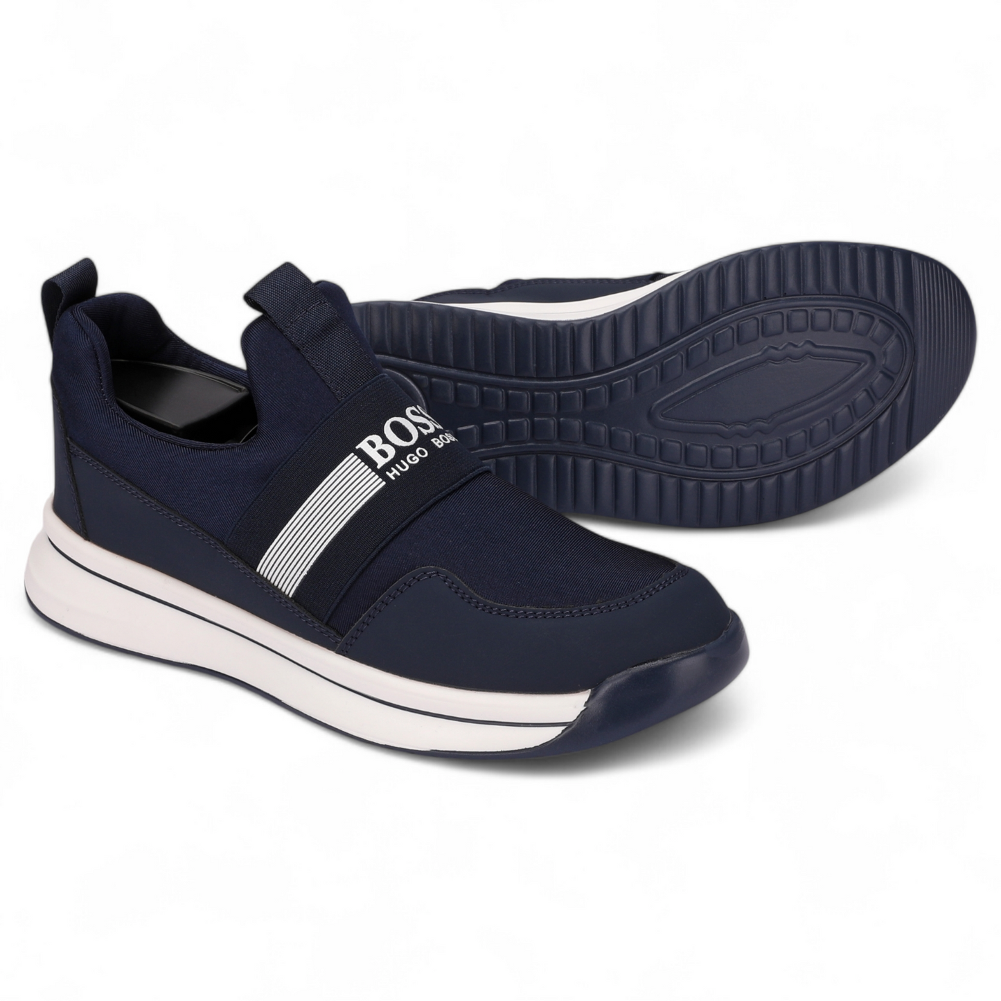 Boss men's casual sneakers BT - in navy