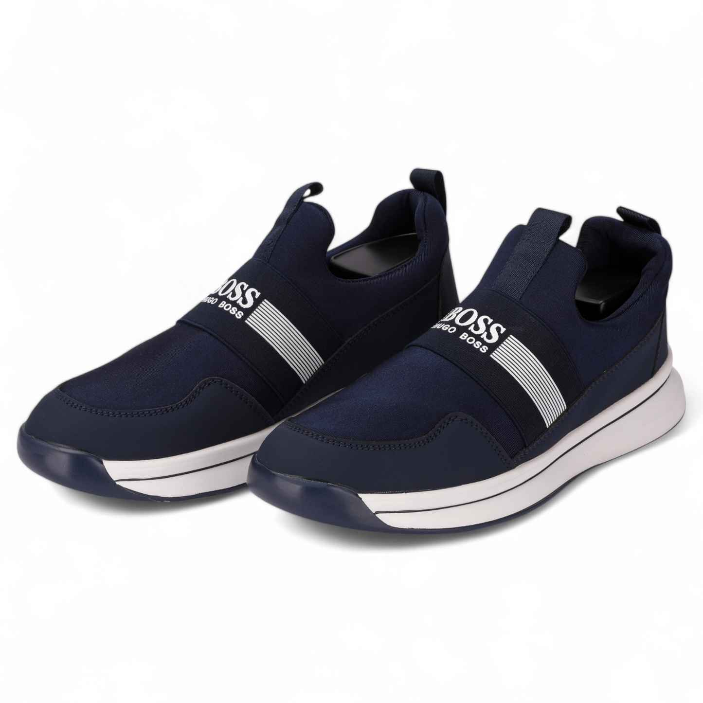 Boss men's casual sneakers BT - in navy