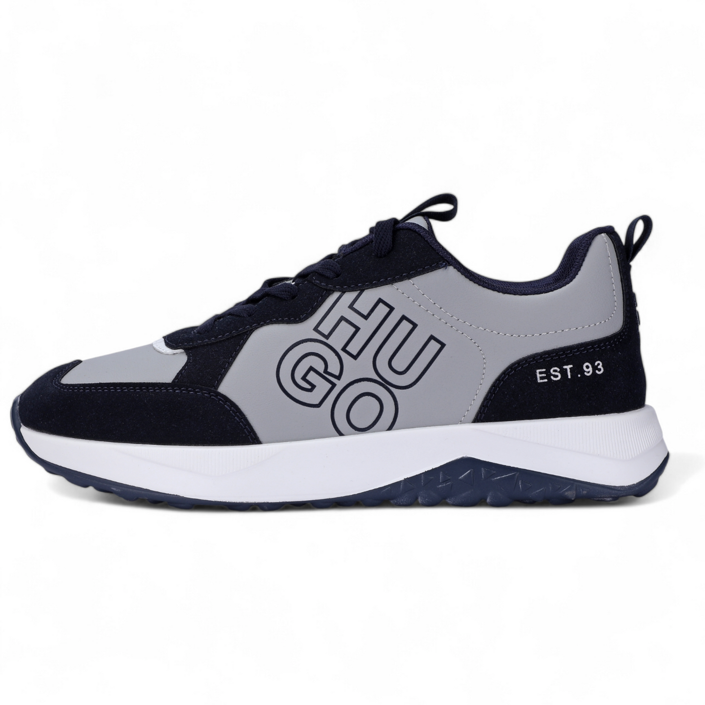 Hugo men's sneakers kane_runn_lgny HG - in grey×navy