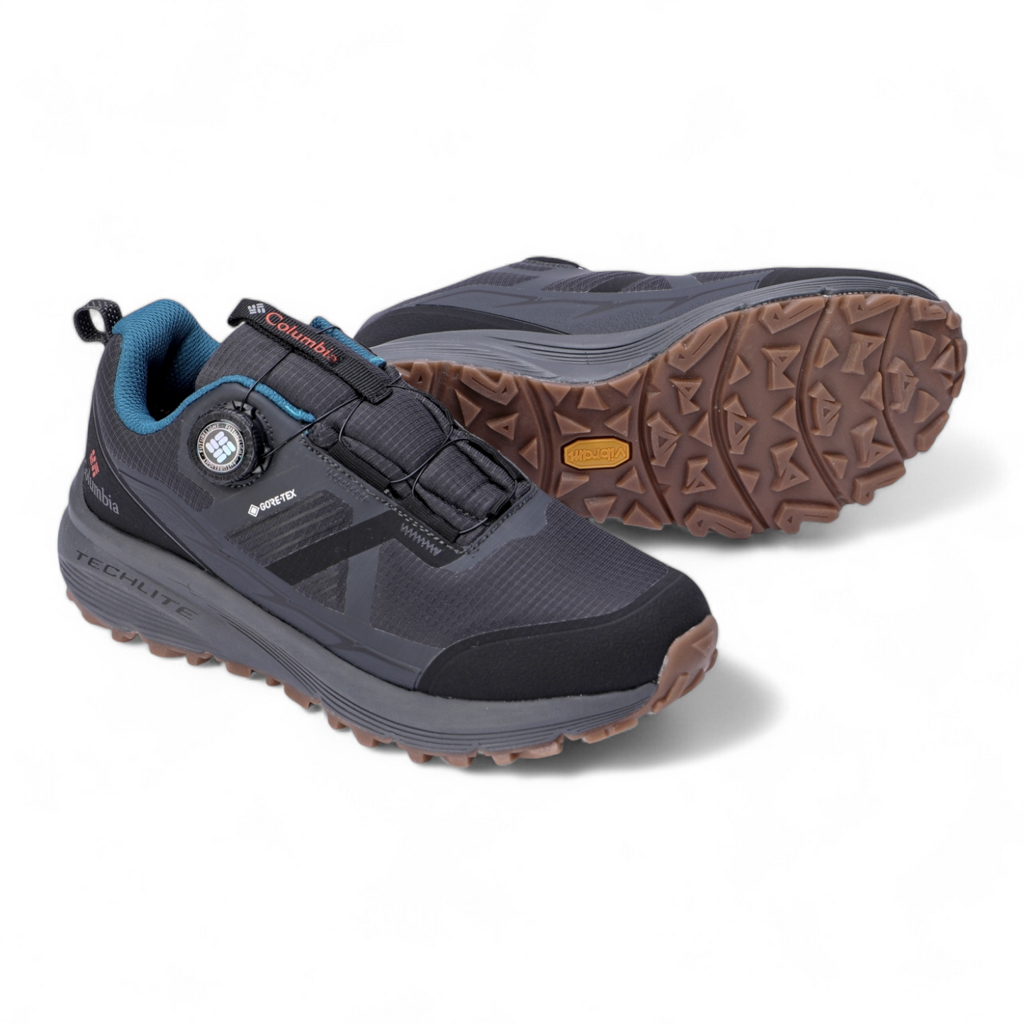 Columbia Leather Outdoor Sneakers BK - in gray×sky