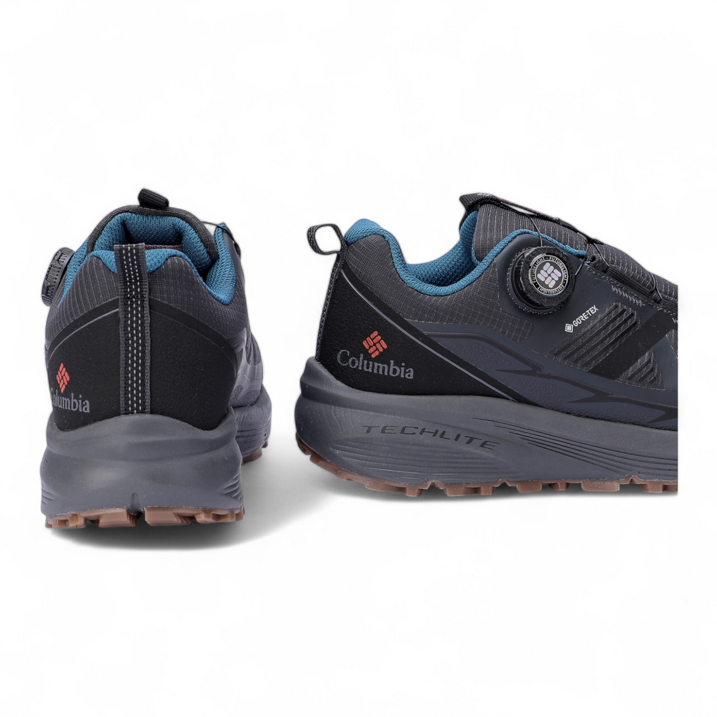 Columbia Leather Outdoor Sneakers BK - in gray×sky