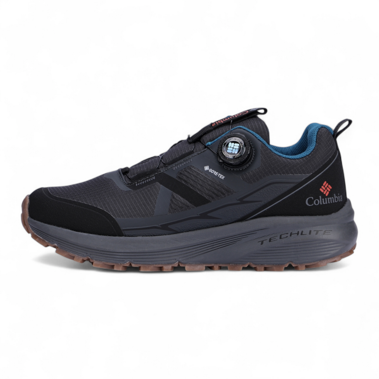 Columbia Leather Outdoor Sneakers BK - in gray×sky