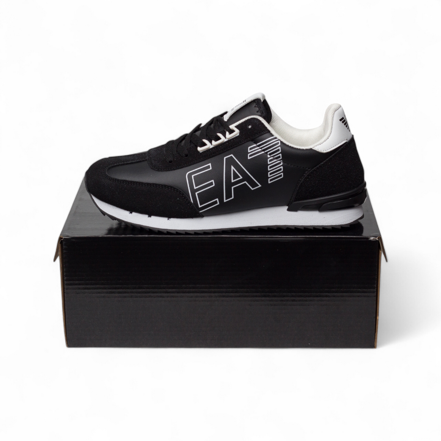 Emporio Armani men's casual sneakers EA - in Black