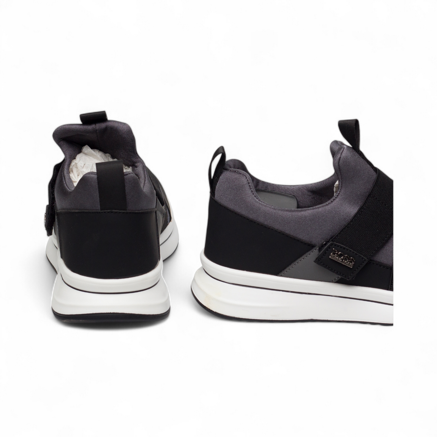 Boss men's casual sneakers BO - in black×grey