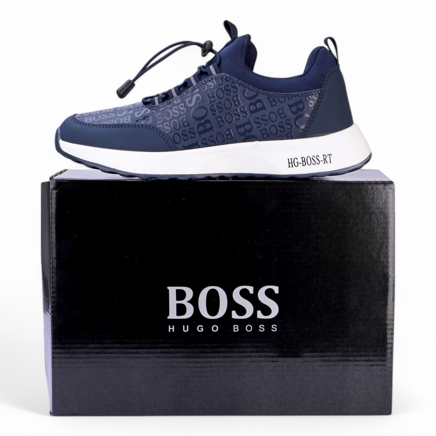Boss men's casual sneakers KL - in Navy
