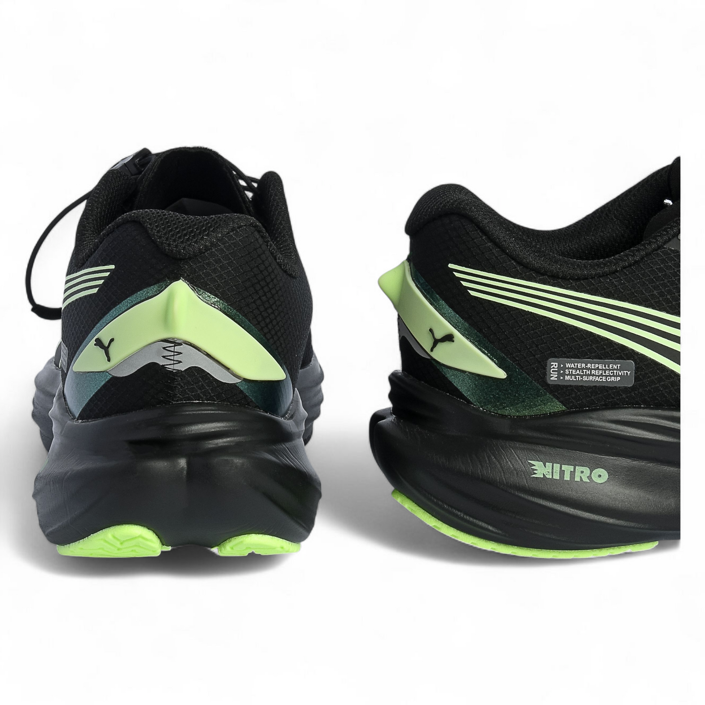 Running Shoes Puma deviate nitro 3 PM - in black×fluorescent