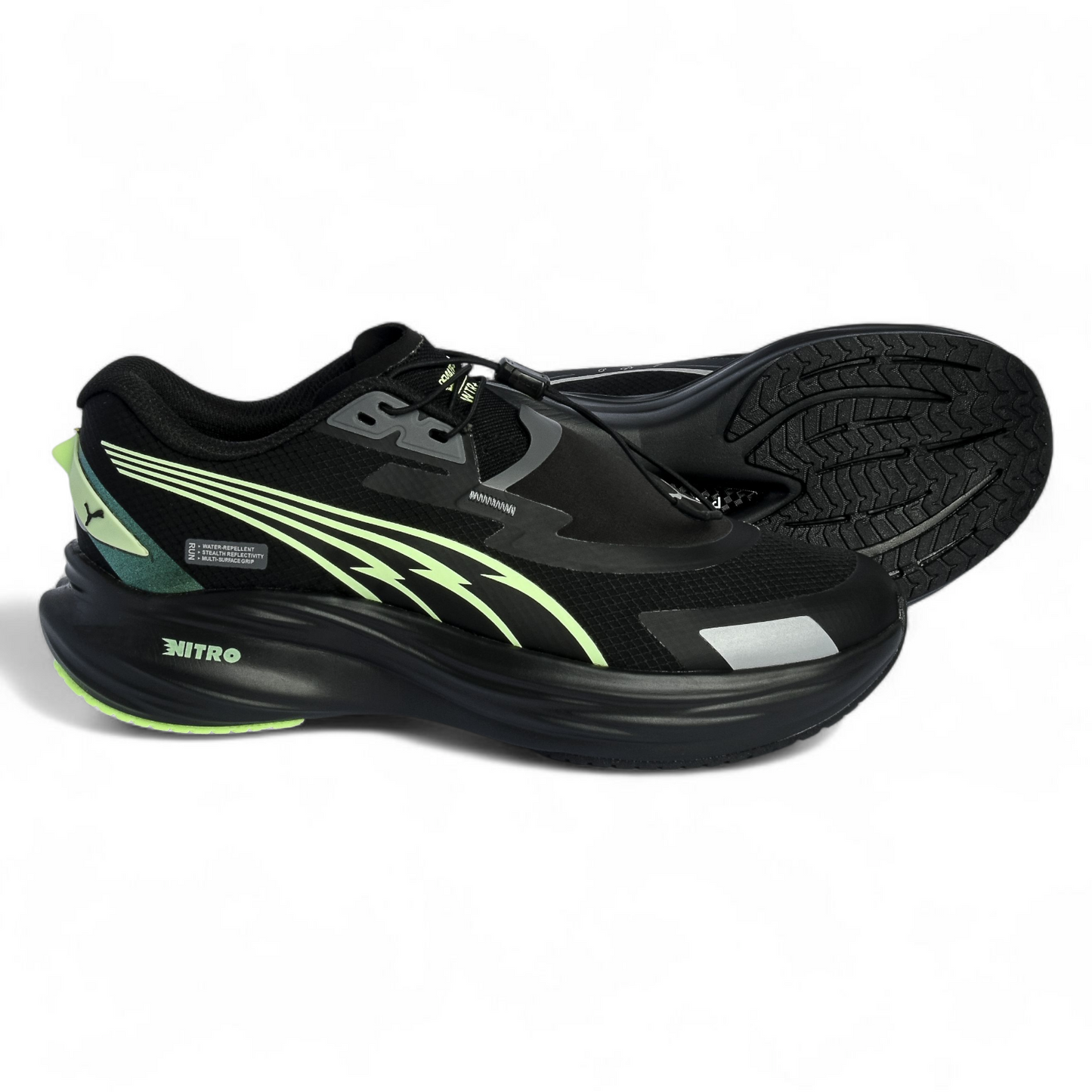 Running Shoes Puma deviate nitro 3 PM - in black×fluorescent