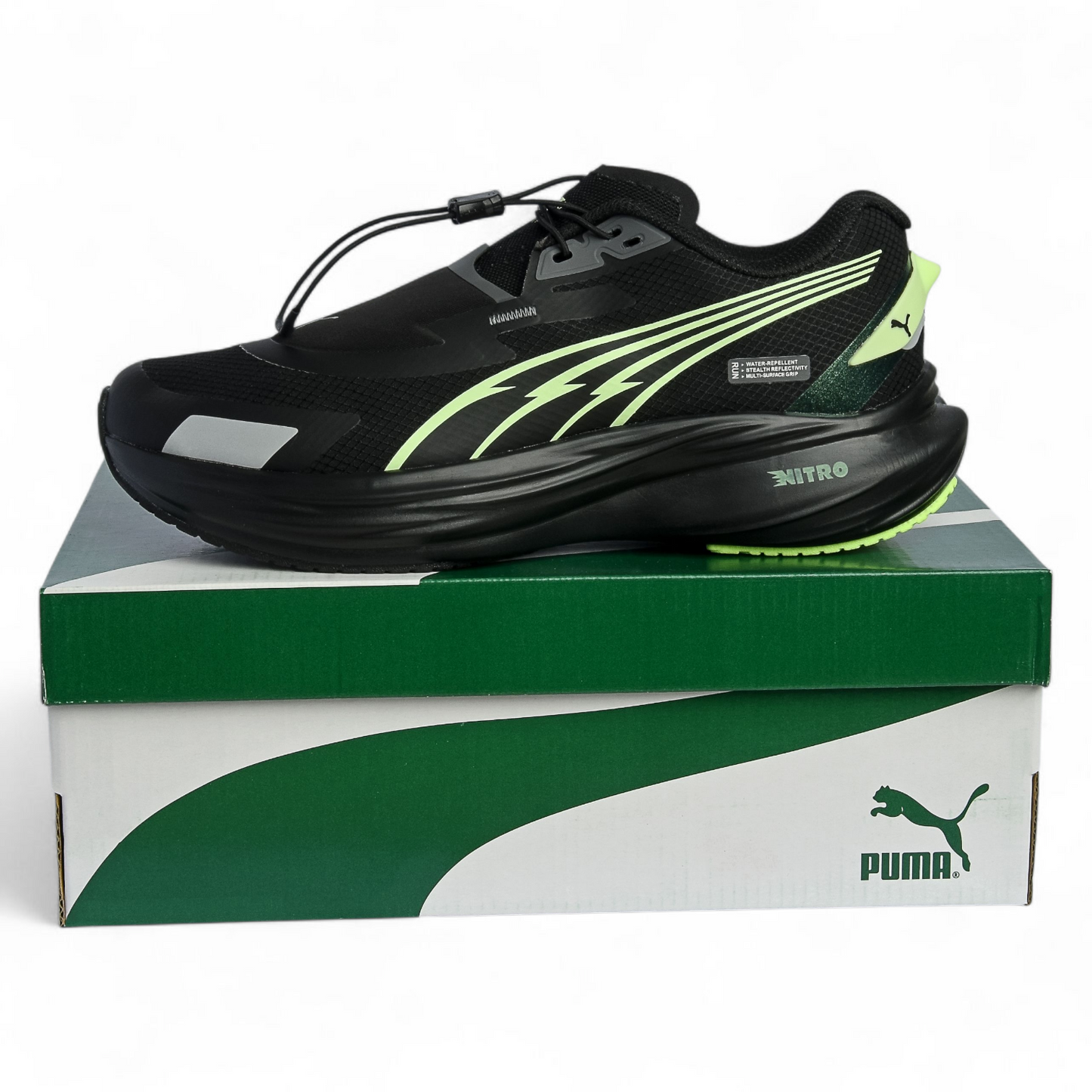 Running Shoes Puma deviate nitro 3 PM - in black×fluorescent