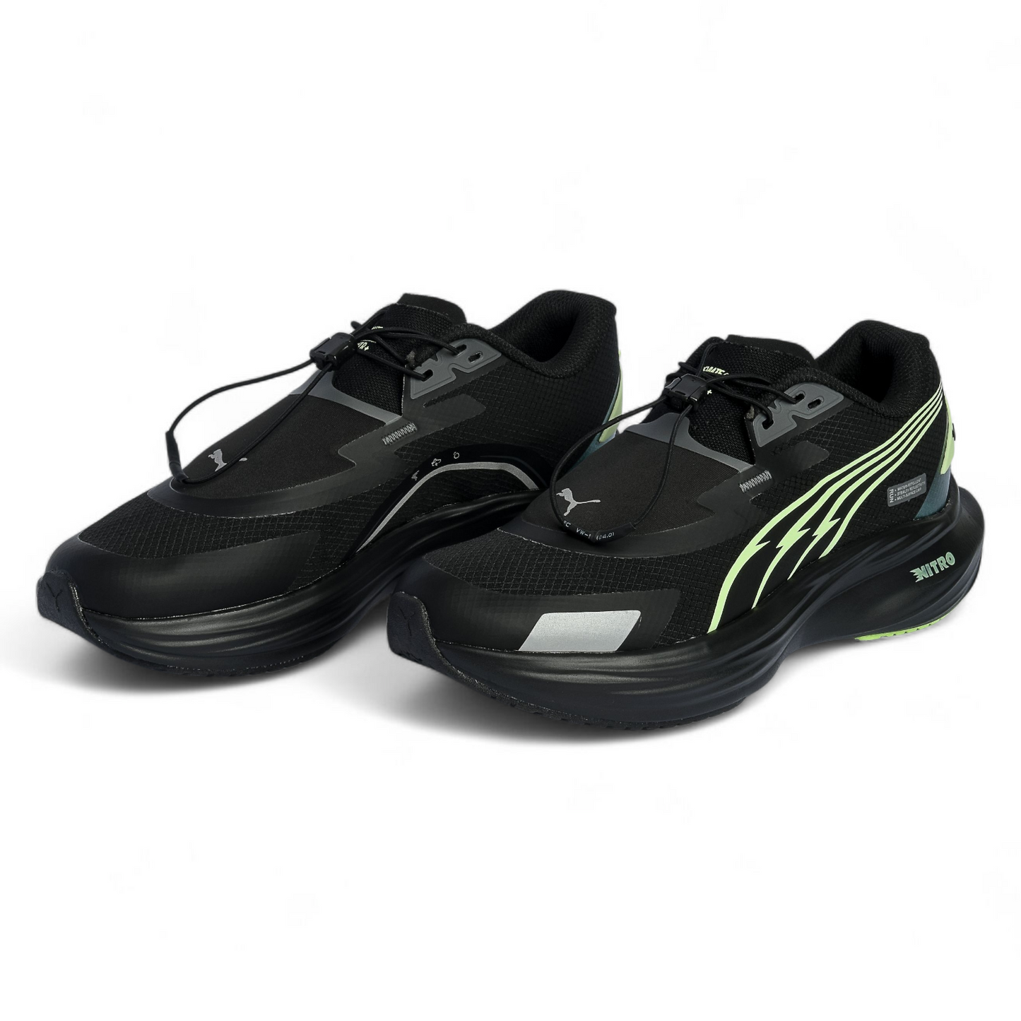 Running Shoes Puma deviate nitro 3 PM - in black×fluorescent