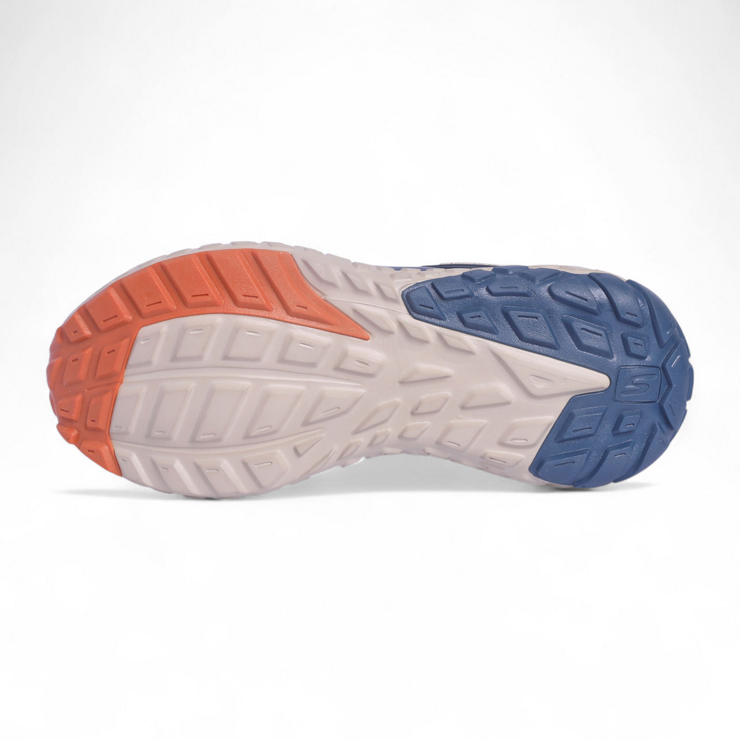 Skechers Mens Monster EVO Natural Multi color Casual Lace Up Shoe VO - in Beige×blue