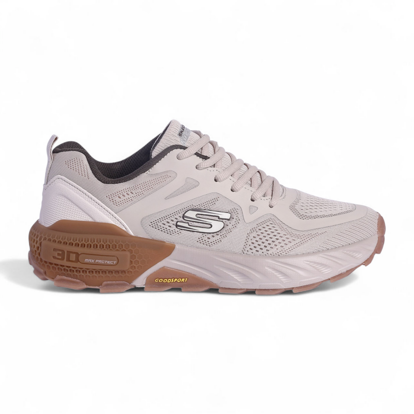Skechers Max Protect Goodyear Sole 3D - in Beige