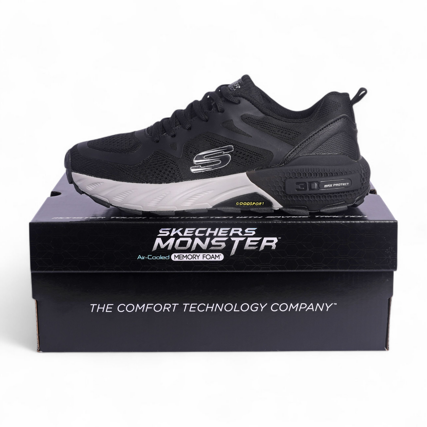 Skechers Max Protect Goodyear Sole 3D - in Black