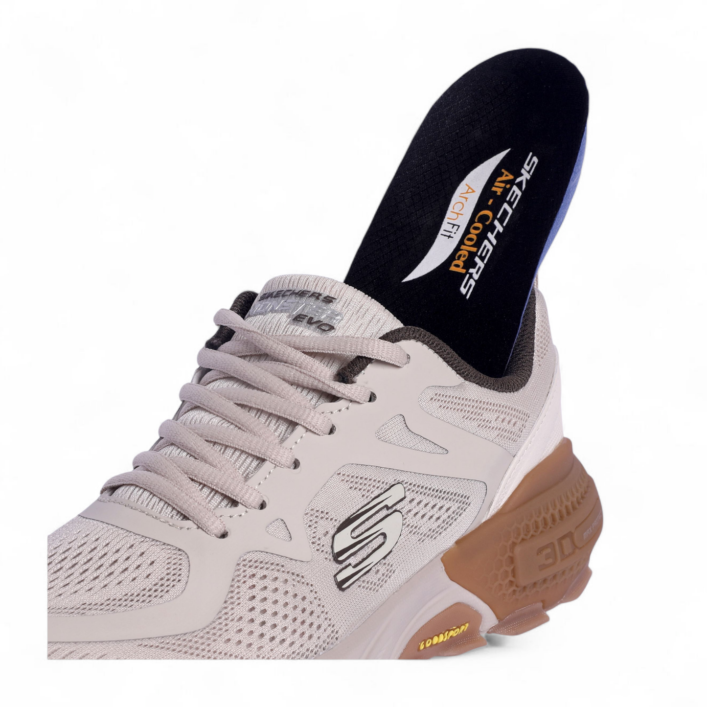 Skechers Max Protect Goodyear Sole 3D - in Beige