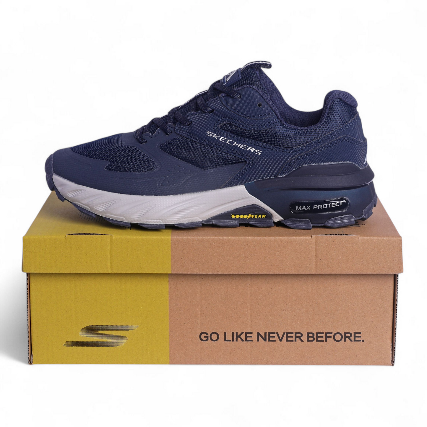 Skechers Max Protect Goodyear Sole SD - in Navy