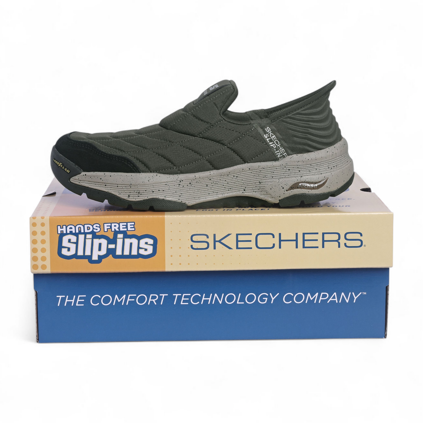 Skechers Arch Fit Slip-Ins – Quilted Comfort Edition MK - in Green