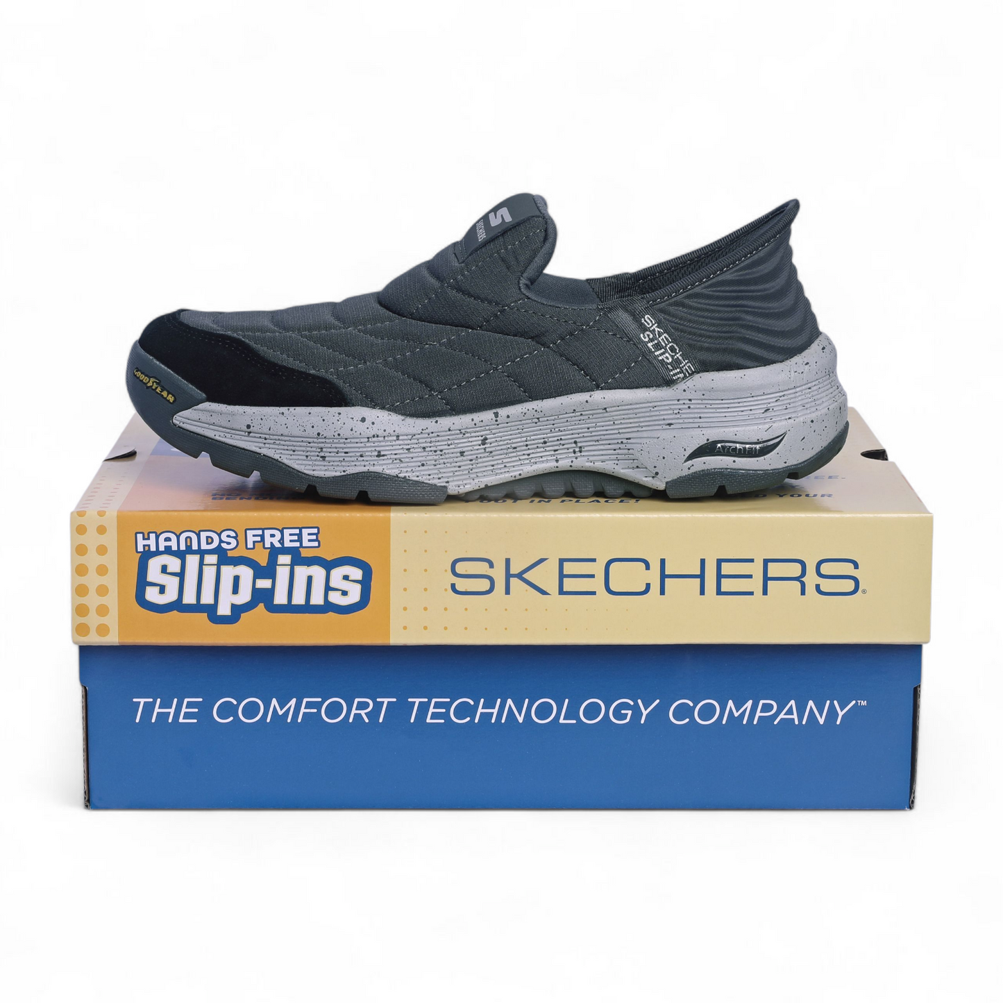 Skechers Arch Fit Slip-Ins – Quilted Comfort Edition MK - in Gray