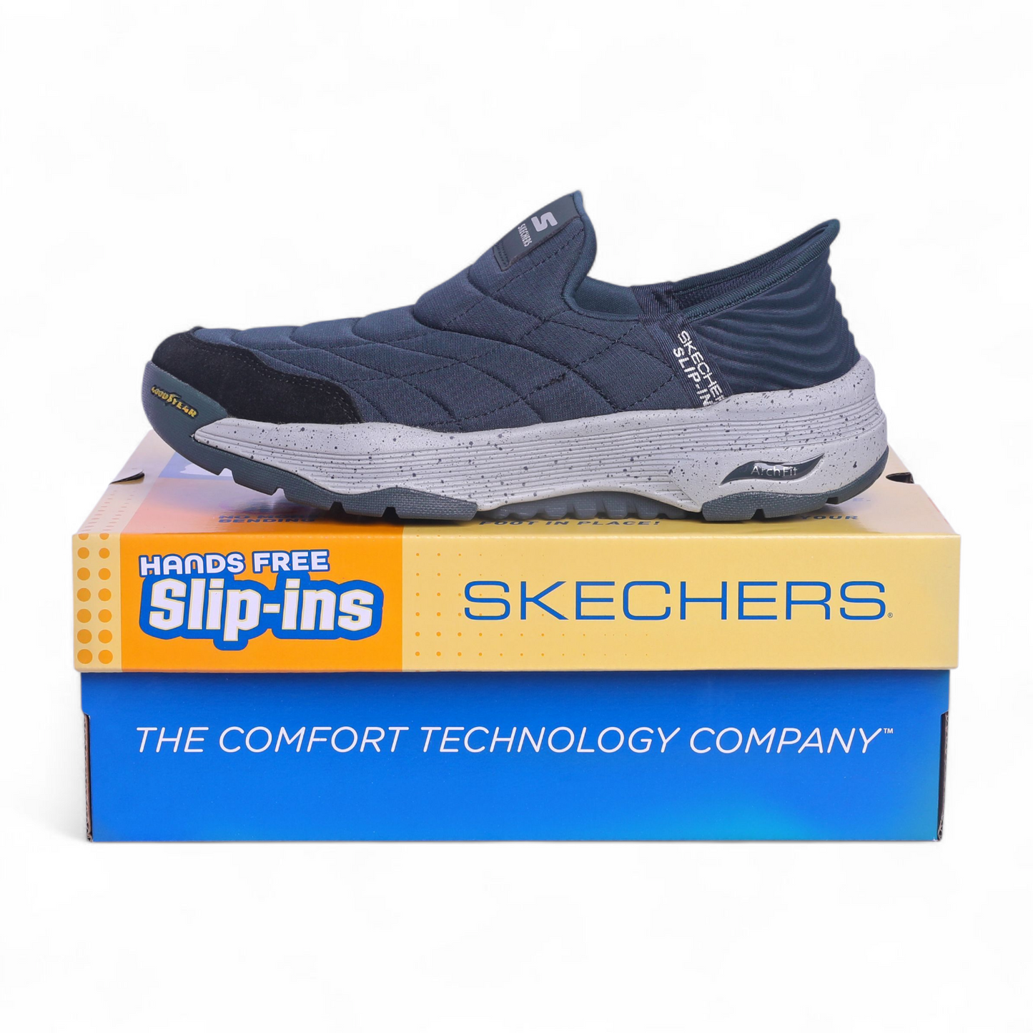 Skechers Arch Fit Slip-Ins – Quilted Comfort Edition MK - in Navy