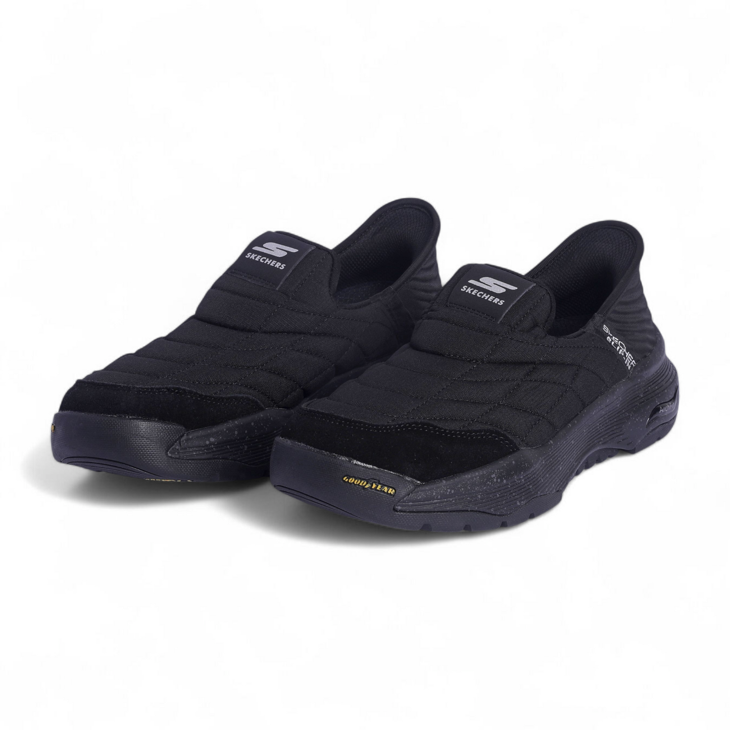 Skechers Arch Fit Slip-Ins – Quilted Comfort Edition MK - in Black