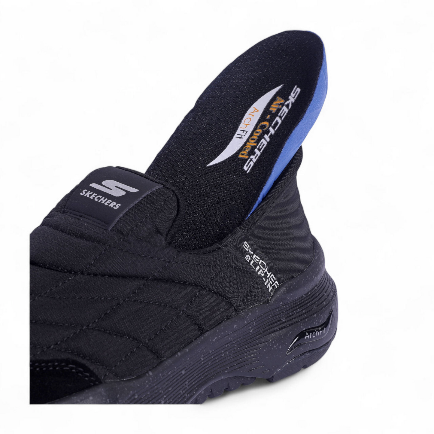 Skechers Arch Fit Slip-Ins – Quilted Comfort Edition MK - in Black