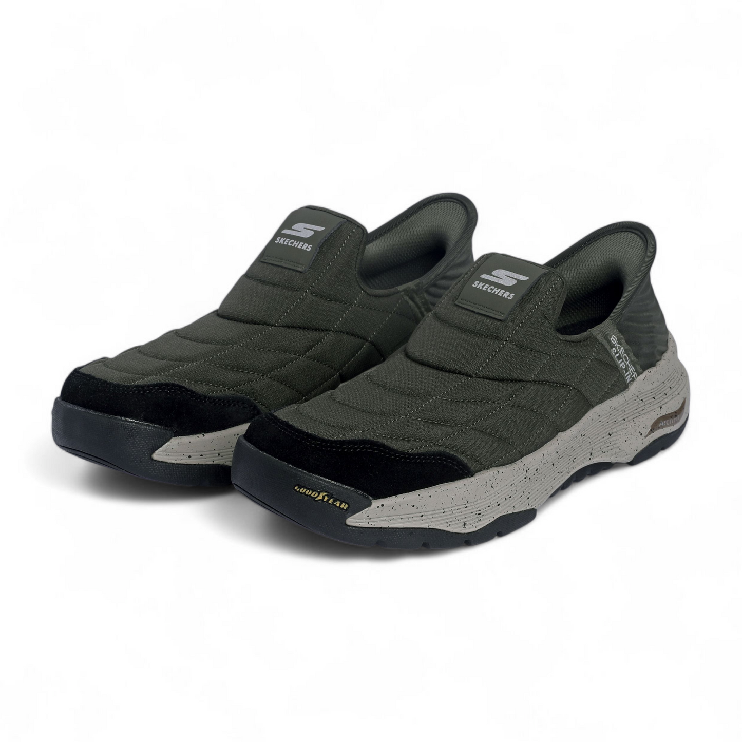 Skechers Arch Fit Slip-Ins – Quilted Comfort Edition MK - in Green