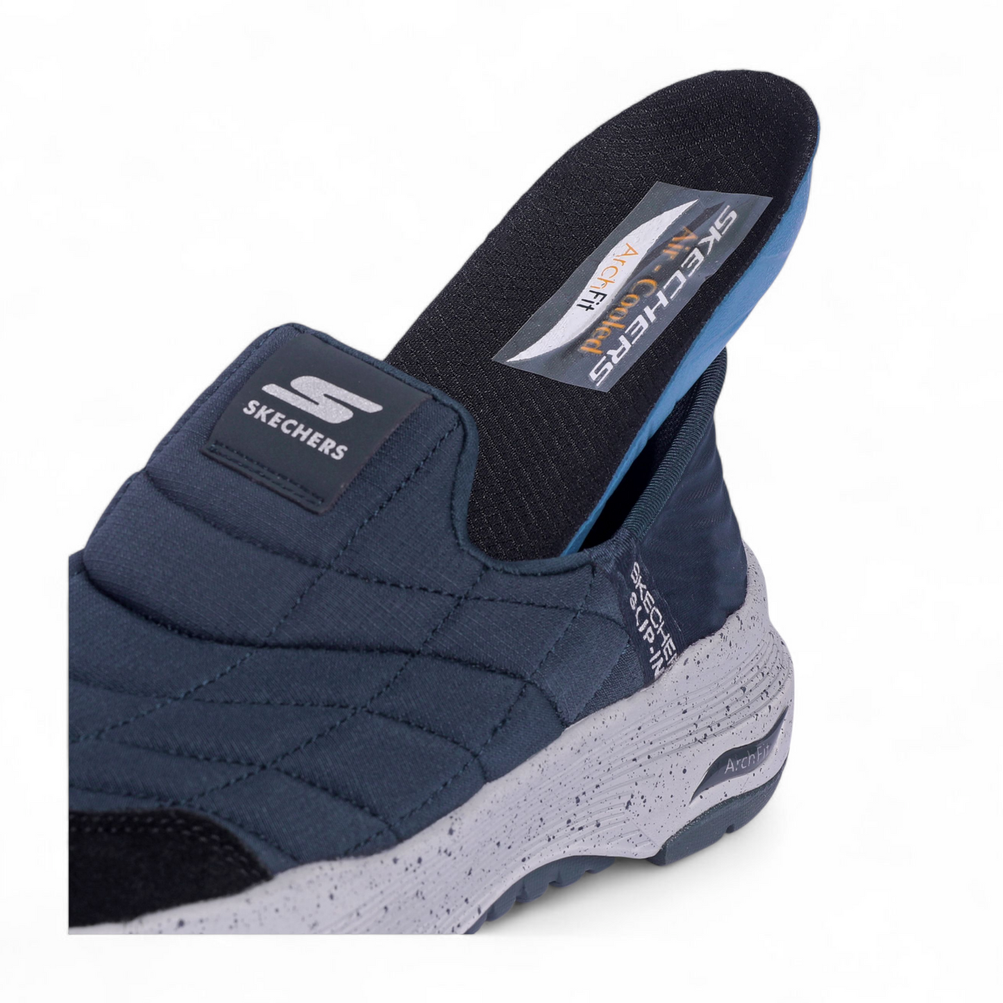 Skechers Arch Fit Slip-Ins – Quilted Comfort Edition MK - in Navy