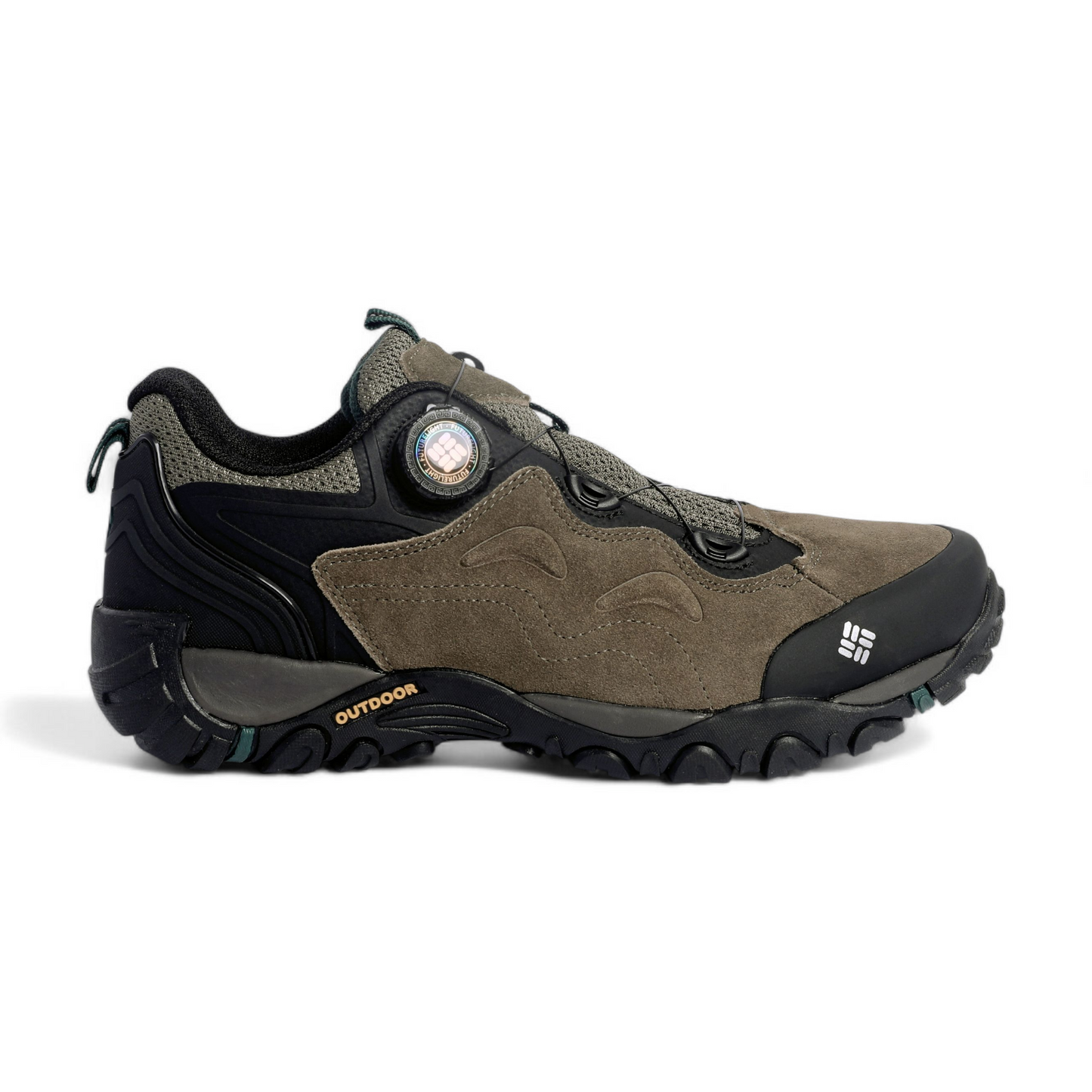 Columbia Leather Outdoor Sneakers CO - in Olive