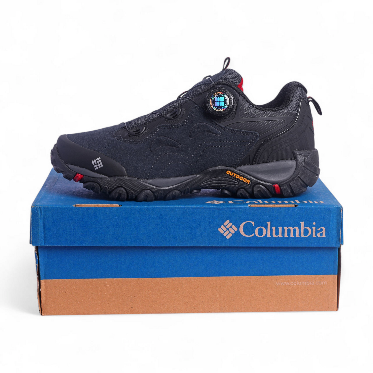 Columbia Leather Outdoor Sneakers CO - in Navy