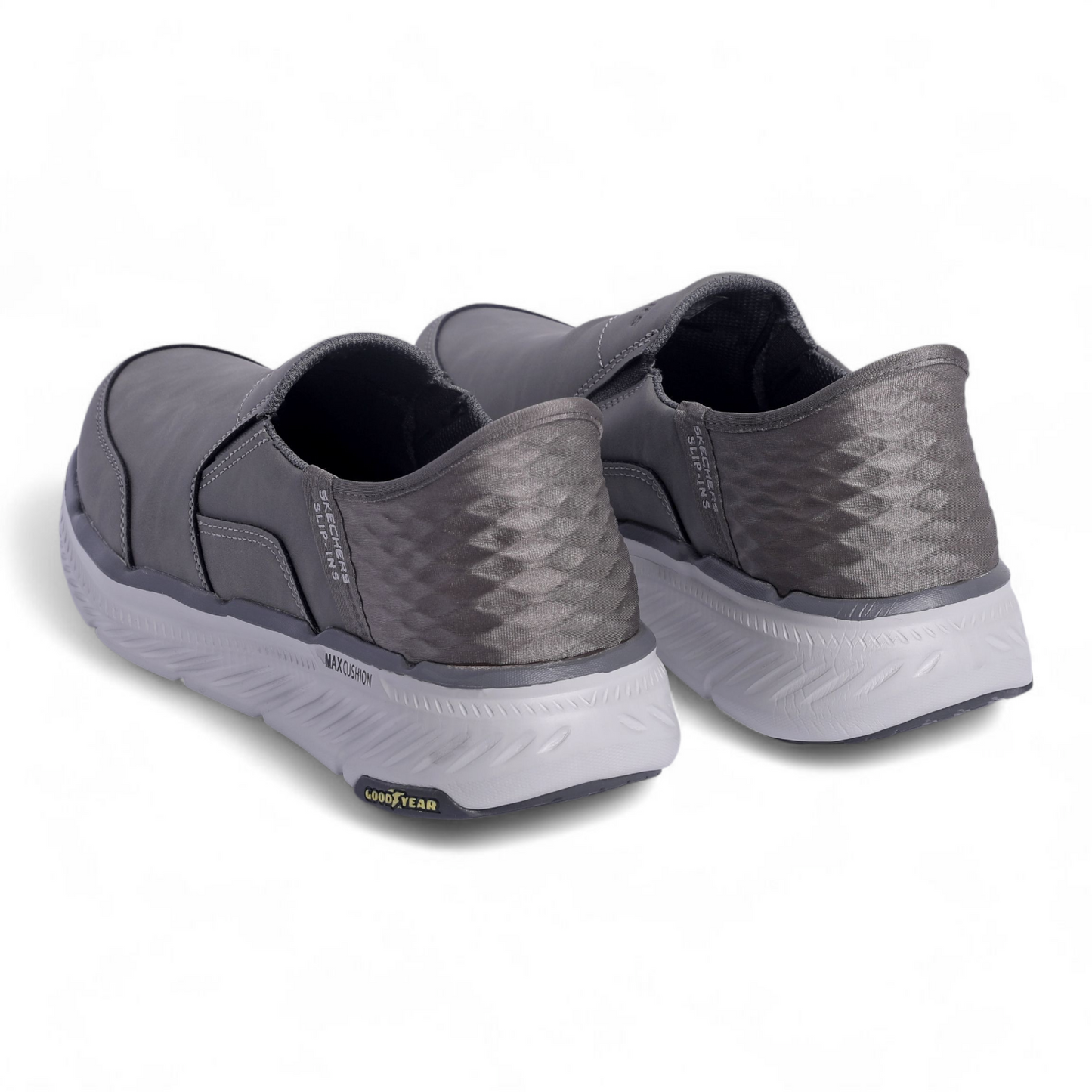 Skechers Max Cushioning Slip-Ins with Goodyear Sole GA - in Gray