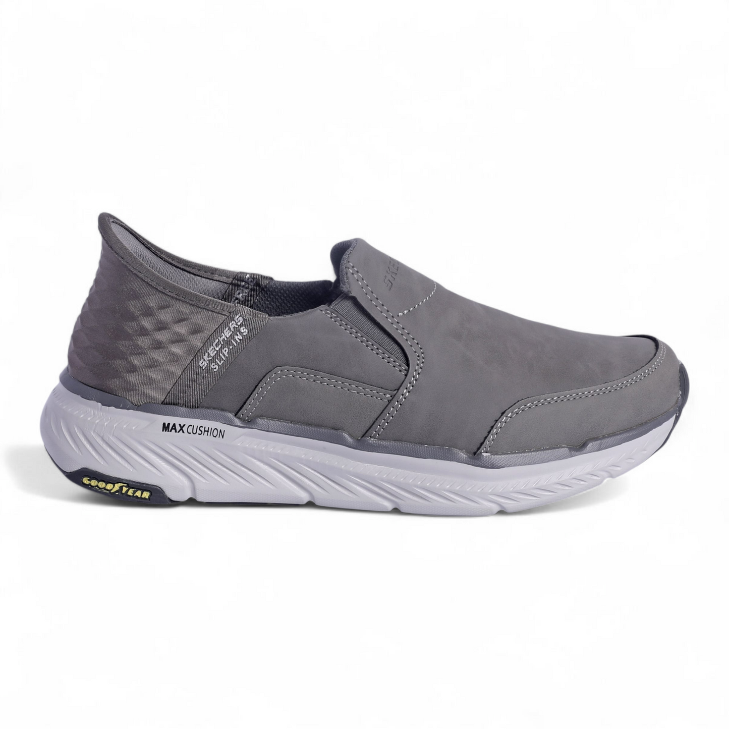 Skechers Max Cushioning Slip-Ins with Goodyear Sole GA - in Gray