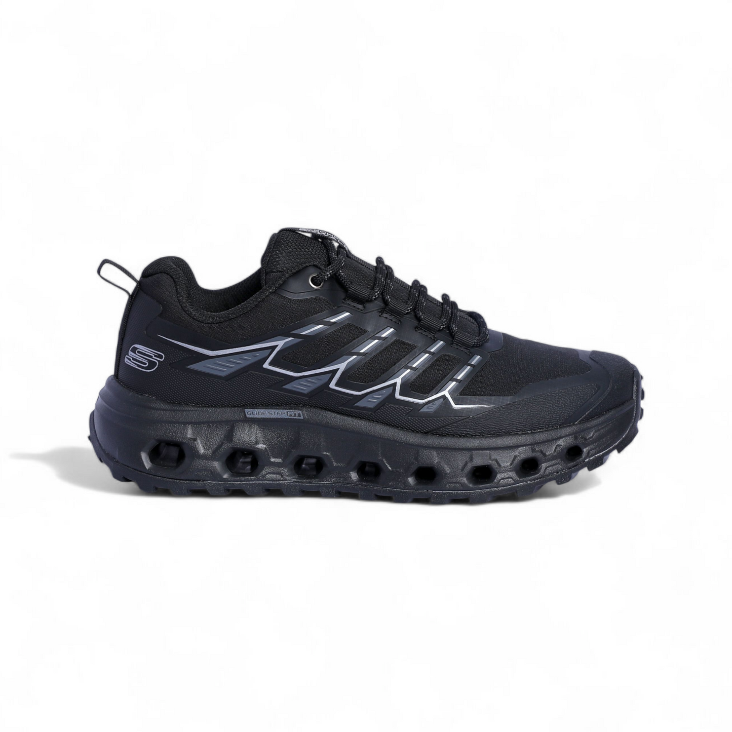 Skechers Glide-Step Trail – Flex Outdoor Sneaker Ai - in Black