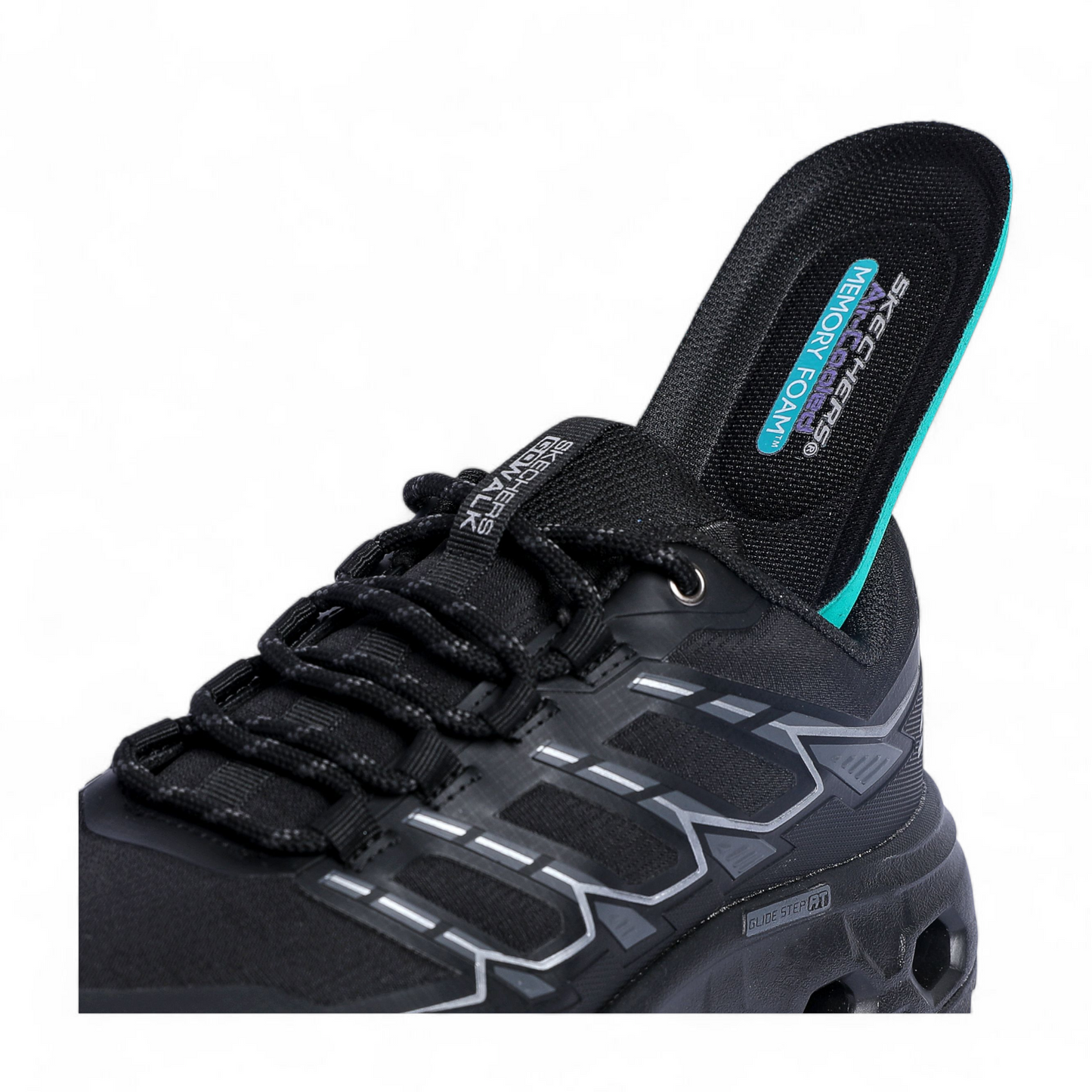 Skechers Glide-Step Trail – Flex Outdoor Sneaker Ai - in Black