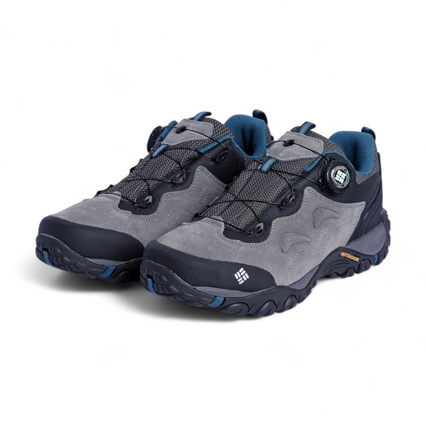 Columbia Leather Outdoor Sneakers CO - in gray×sky