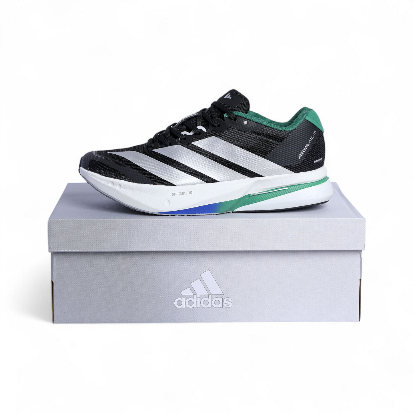 Adidas Adizero Boston 13 – Performance Running Shoes AB - in Black×green