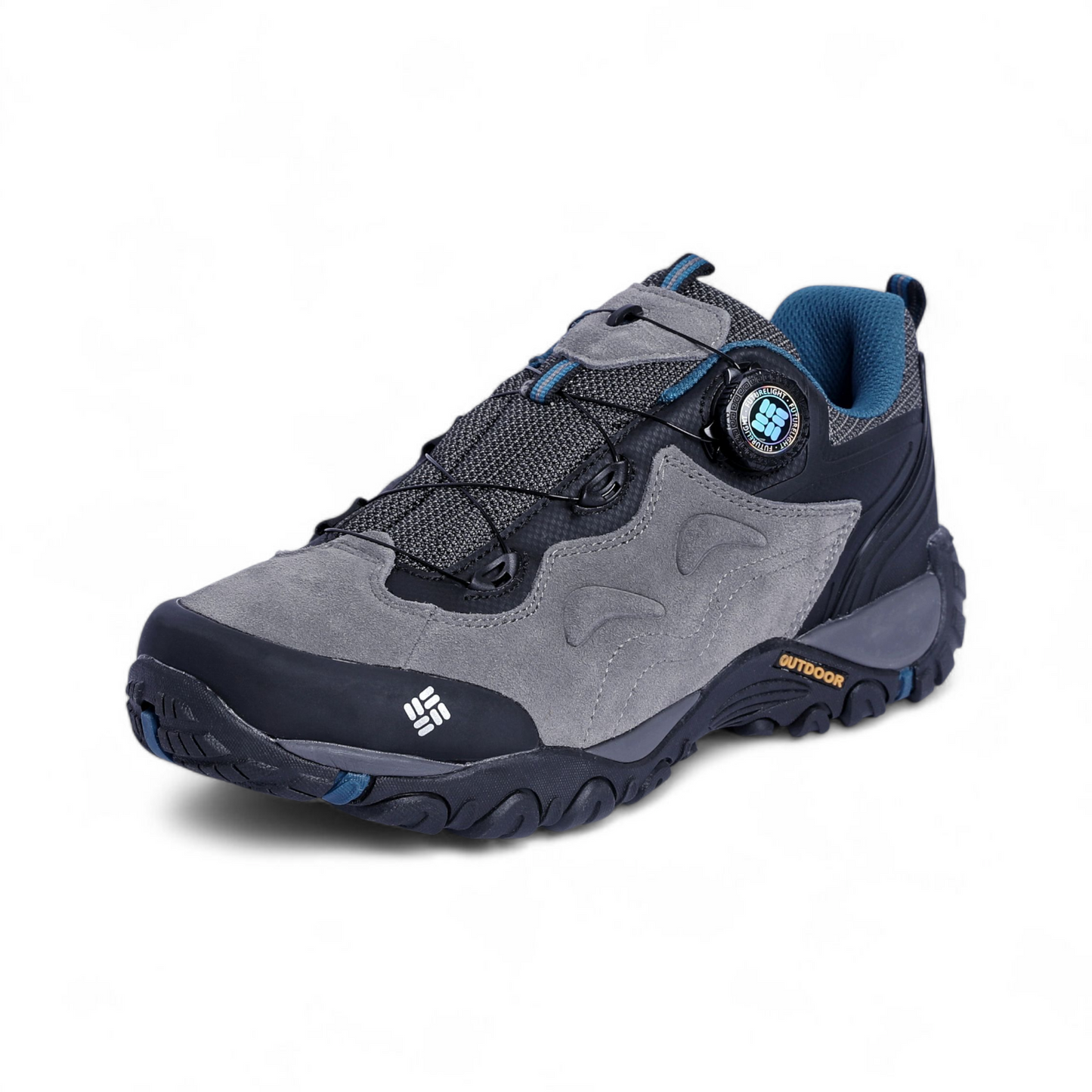 Columbia Leather Outdoor Sneakers CO - in gray×sky
