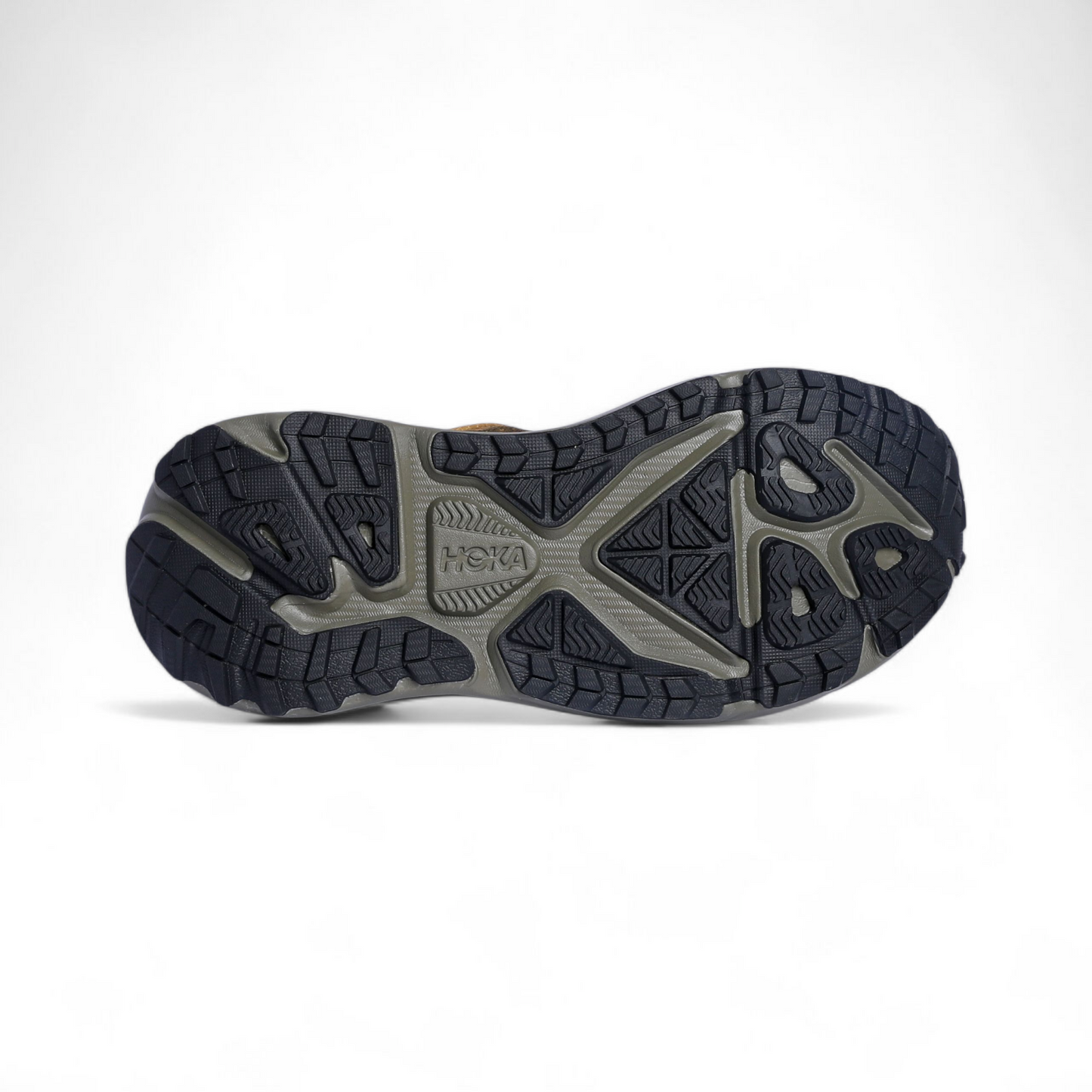 HOKA Stinson 7 – Maximum Cushioning Trail Running Shoes HS - in Olive×orange