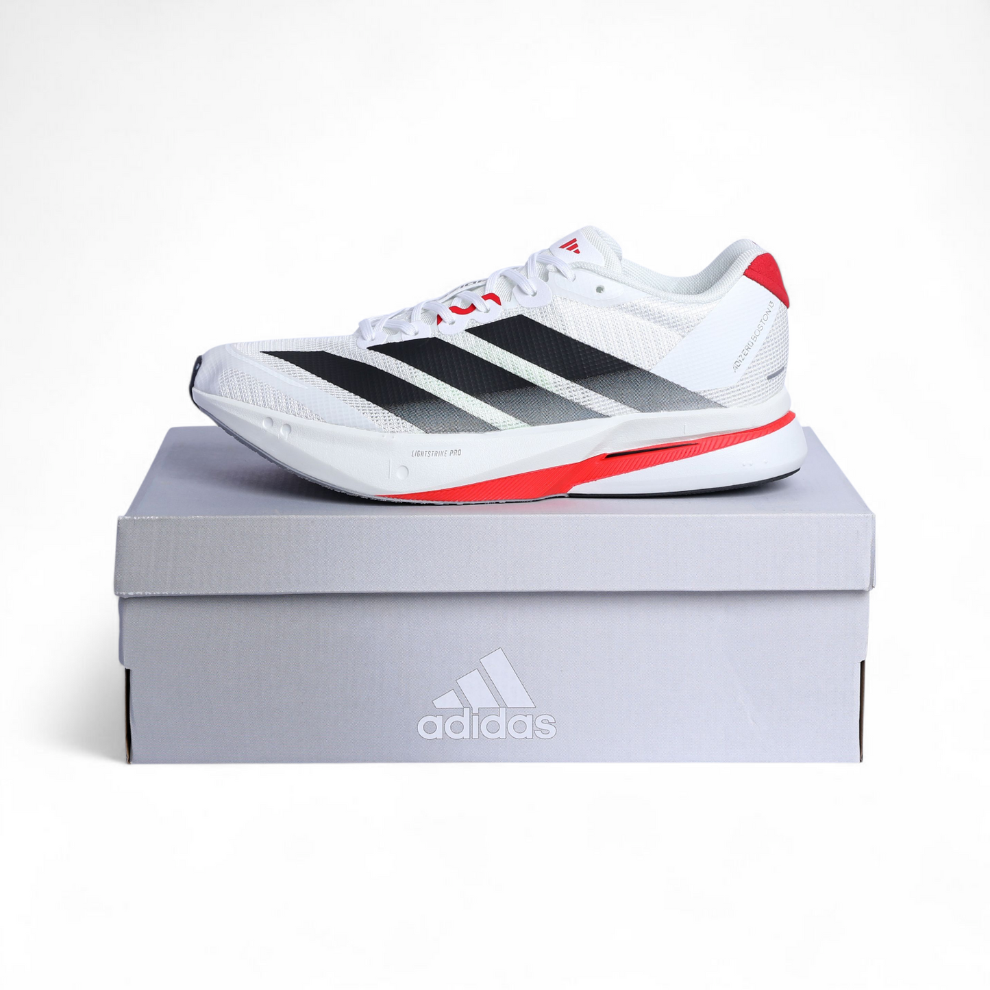 Adidas Adizero Boston 13 – Performance Running Shoes AB - in White×red