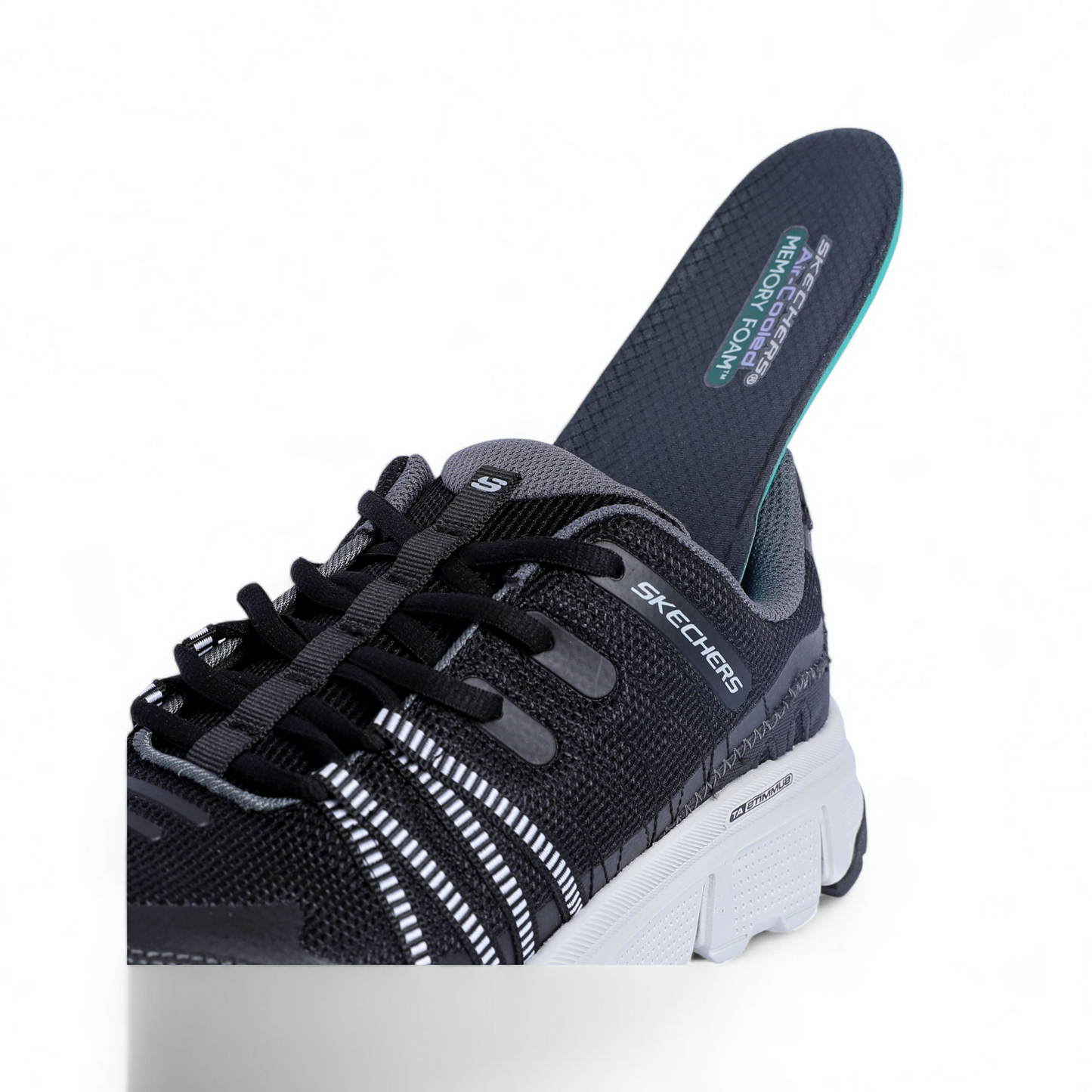 Skechers Summits – Cushioned Low-Top Casual Shoes AT - in Black