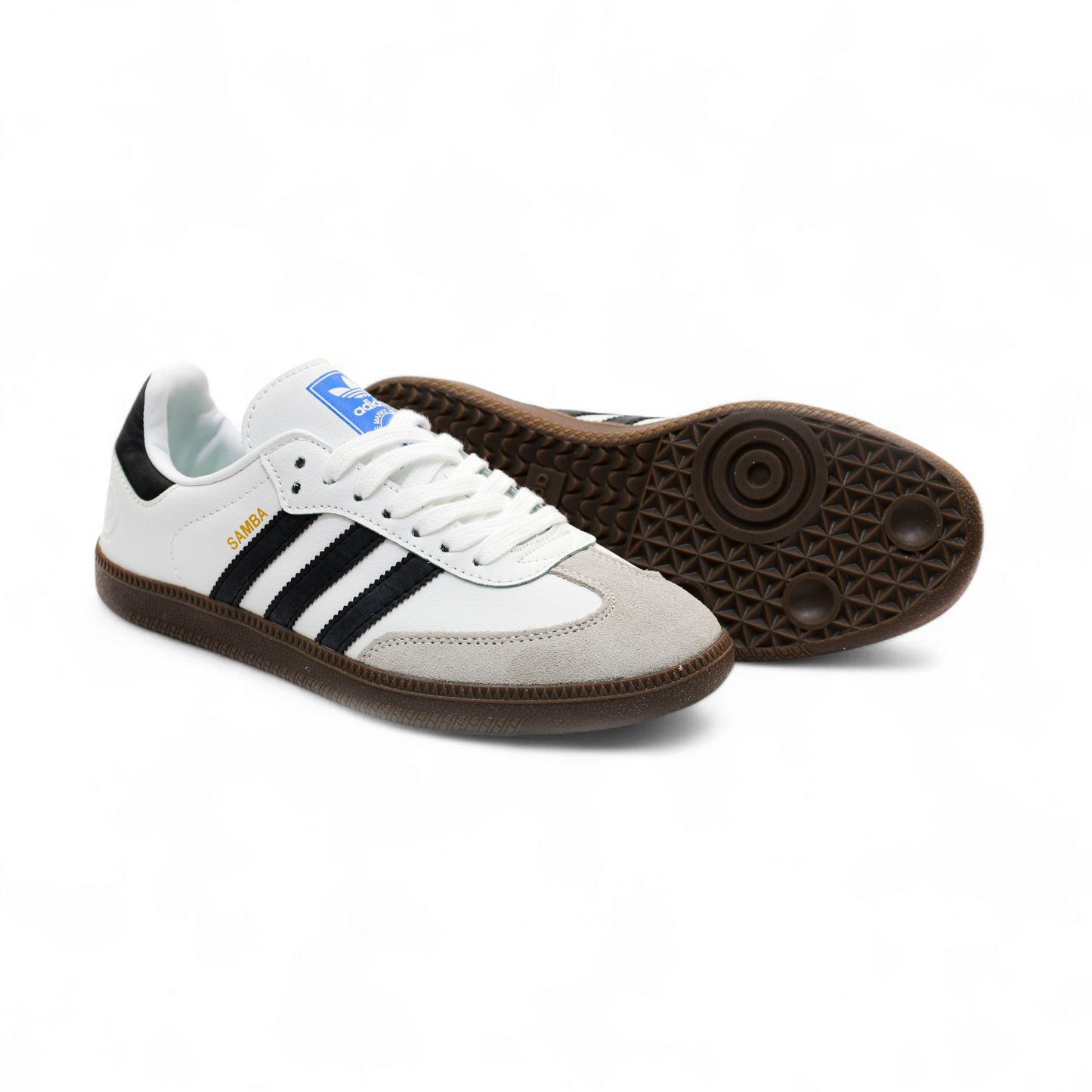 Men's Flat shoes AD Samba MM - in white