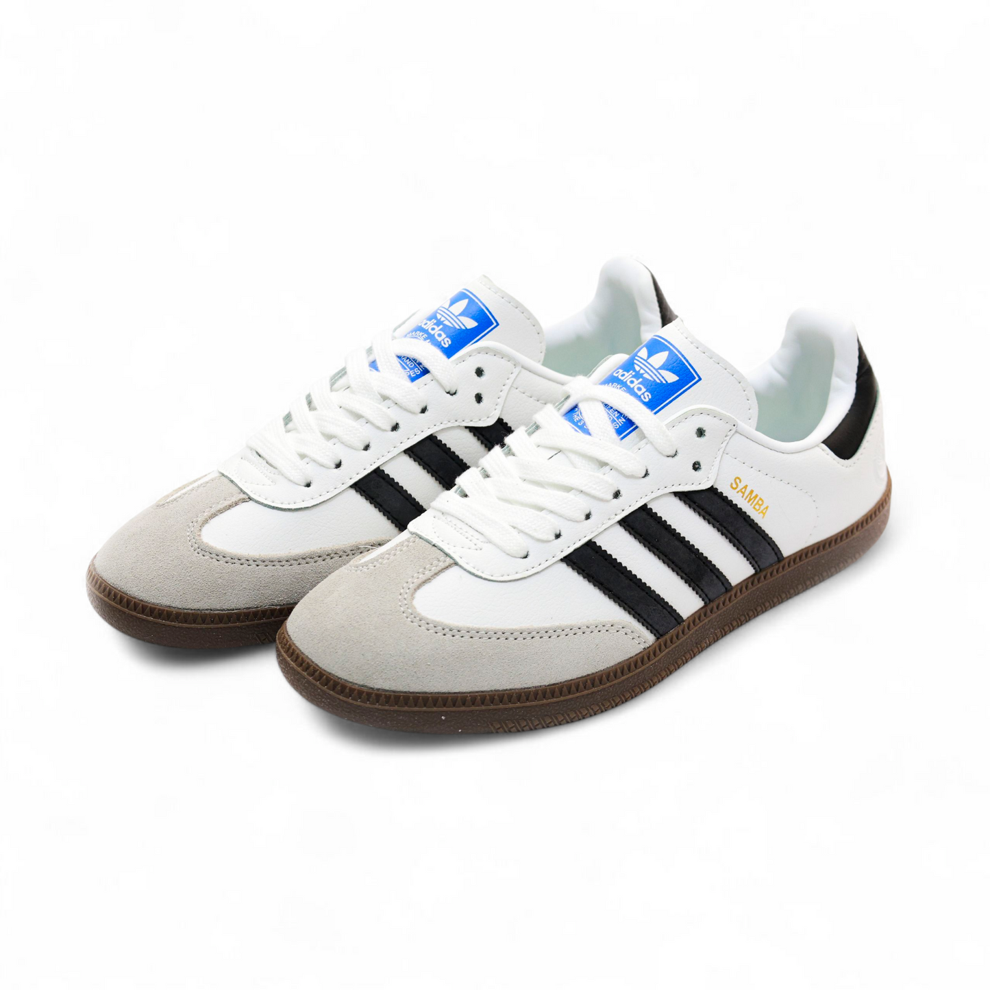 Men's Flat shoes AD Samba MM - in white