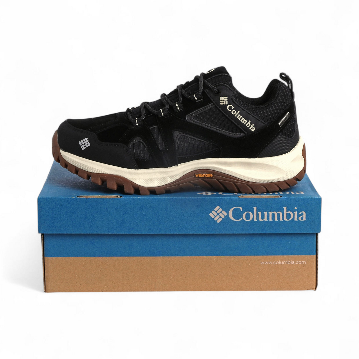 Columbia Leather Outdoor Sneakers C9 - in Black