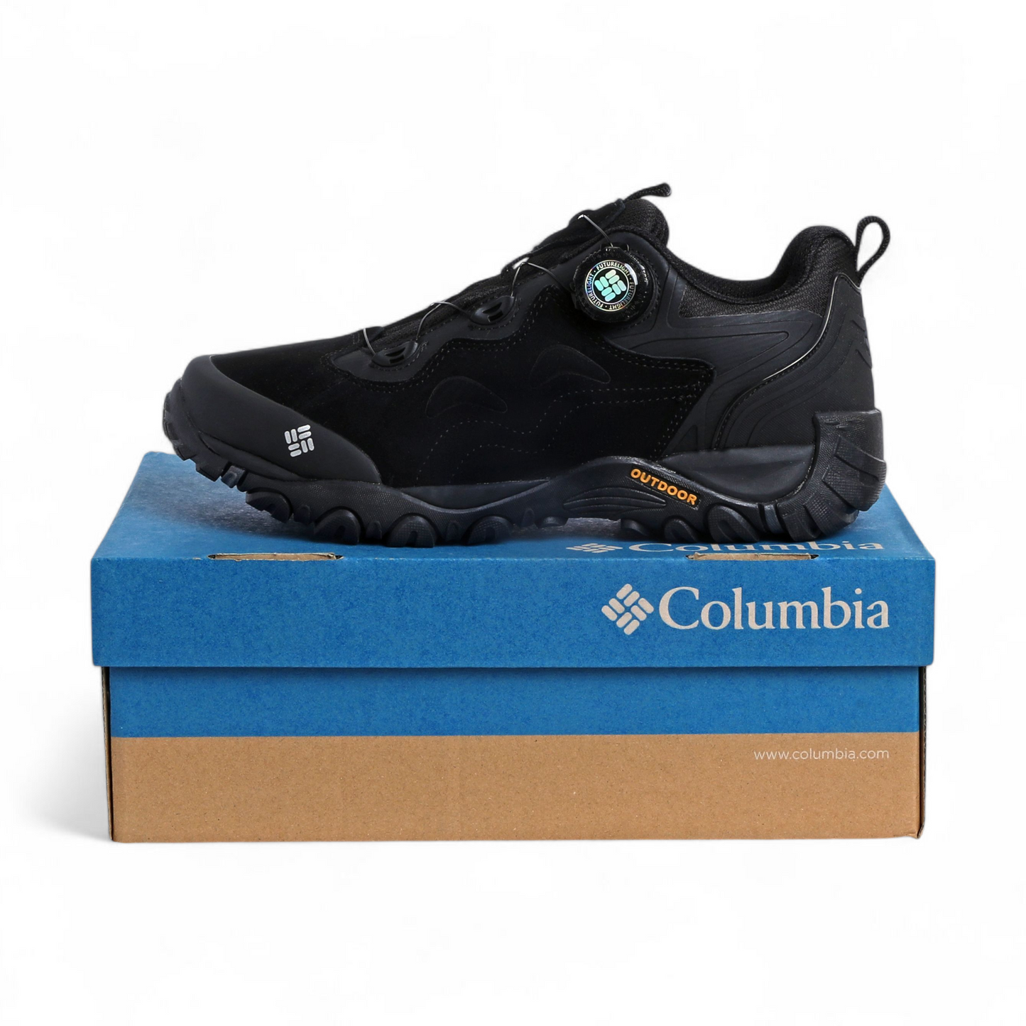 Columbia Leather Outdoor Sneakers CO - in black×black